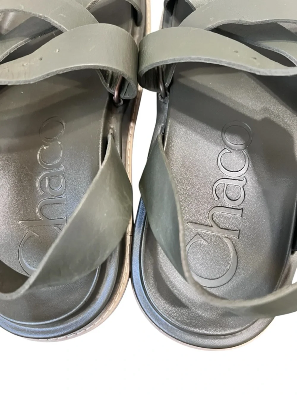 Chaco Women’s Townes Sandals Olive Night Size 7 - Picture 4 of 9